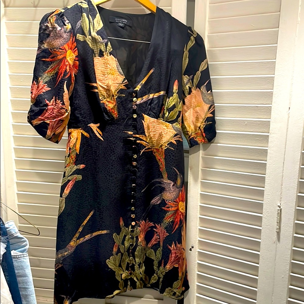 Floral Button-Down Dress